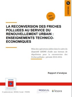 Reconversion des friches polluées (amiante, HAP,...) : premiers bilans de l'ADEME