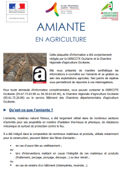 Agriculteurs : les bases de la prévention du risque amiante (Direccte Occitanie)