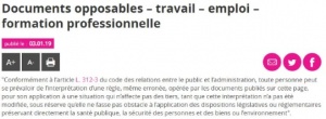 Amiante : opposabilité d'une circulaire ministérielle