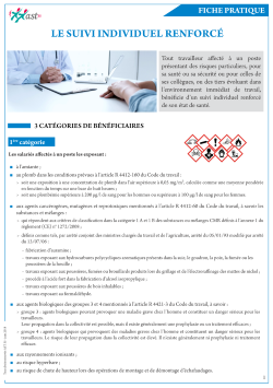 Suivi médical des travailleurs exposés à l'amiante ou au plomb : ce qu'il faut retenir !