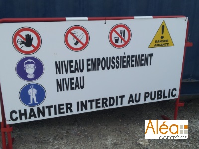 Travaux amiante déchets