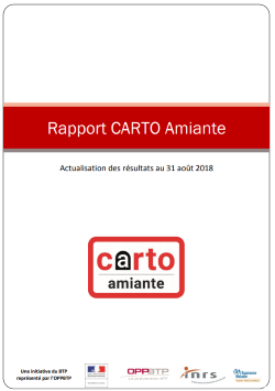Exposition au risque amiante (BTP) : nouveaux résultats d'empoussièrement dans l'air (projet "CARTO")