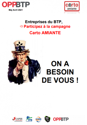 L'OPPBTP recherche des entreprises du BTP pour la campagne CARTO Amiante